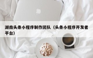 通辽湖南头条小程序制作团队（头条小程序开发者平台）